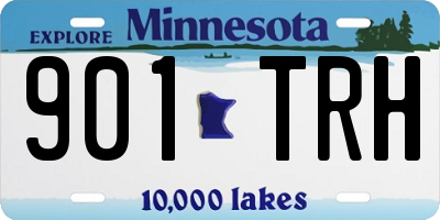 MN license plate 901TRH