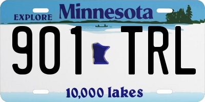 MN license plate 901TRL
