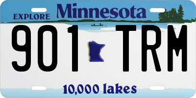 MN license plate 901TRM