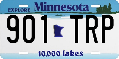 MN license plate 901TRP
