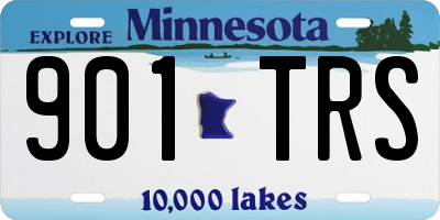 MN license plate 901TRS