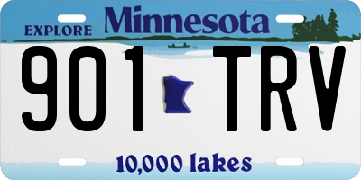 MN license plate 901TRV