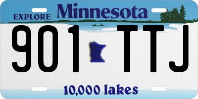 MN license plate 901TTJ
