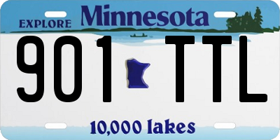 MN license plate 901TTL