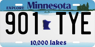 MN license plate 901TYE