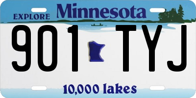 MN license plate 901TYJ