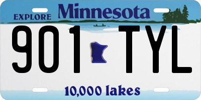 MN license plate 901TYL