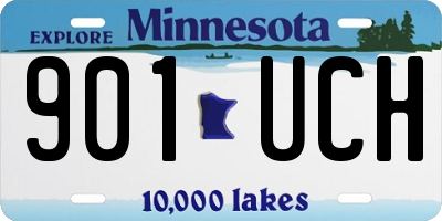 MN license plate 901UCH