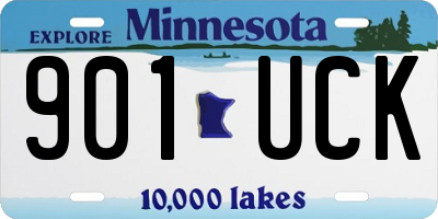 MN license plate 901UCK
