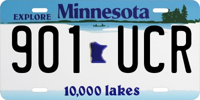 MN license plate 901UCR