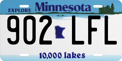 MN license plate 902LFL
