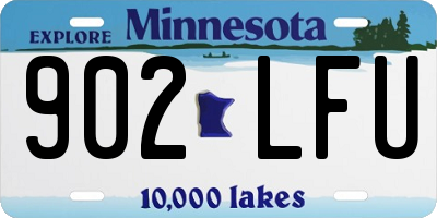 MN license plate 902LFU