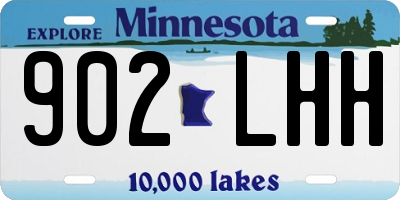 MN license plate 902LHH