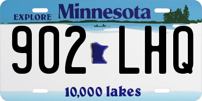 MN license plate 902LHQ