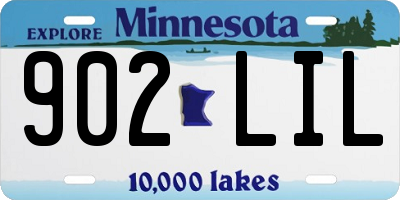 MN license plate 902LIL