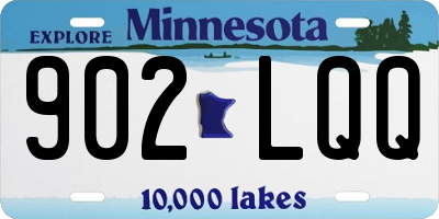 MN license plate 902LQQ