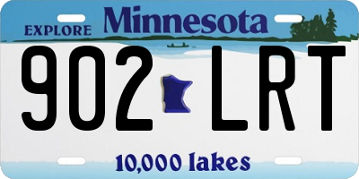 MN license plate 902LRT