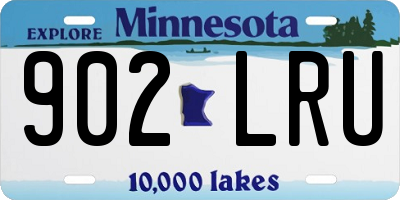 MN license plate 902LRU