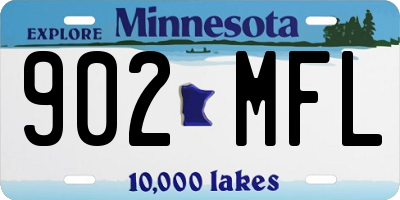 MN license plate 902MFL
