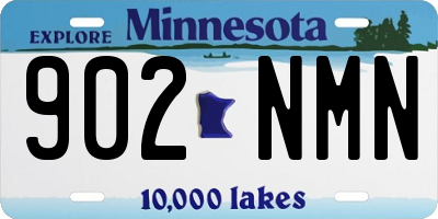 MN license plate 902NMN