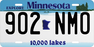 MN license plate 902NMO