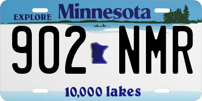MN license plate 902NMR