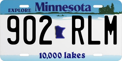 MN license plate 902RLM