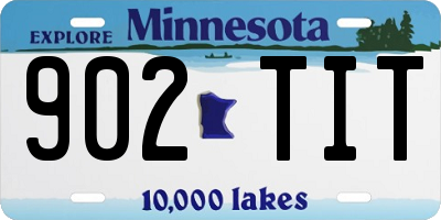 MN license plate 902TIT