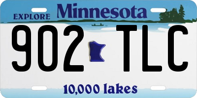 MN license plate 902TLC