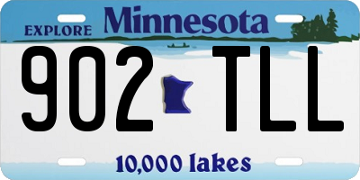 MN license plate 902TLL