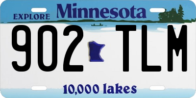 MN license plate 902TLM