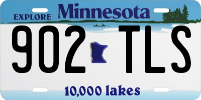 MN license plate 902TLS