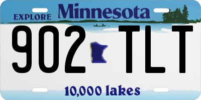 MN license plate 902TLT