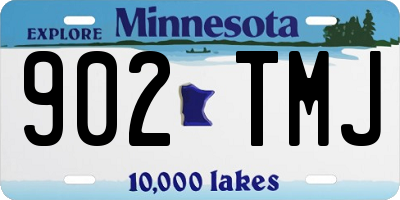 MN license plate 902TMJ