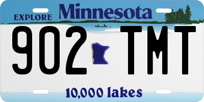 MN license plate 902TMT