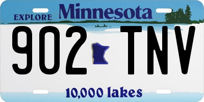 MN license plate 902TNV