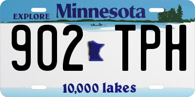 MN license plate 902TPH
