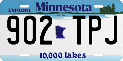 MN license plate 902TPJ