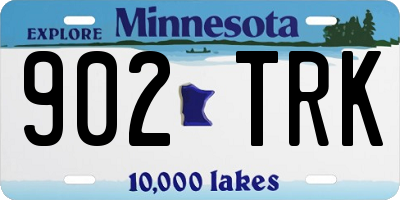 MN license plate 902TRK