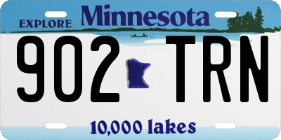 MN license plate 902TRN