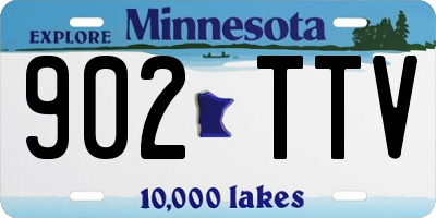 MN license plate 902TTV