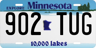 MN license plate 902TUG