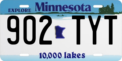 MN license plate 902TYT