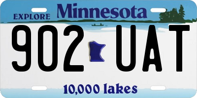 MN license plate 902UAT