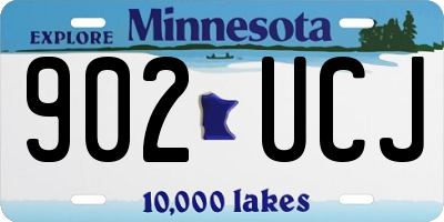 MN license plate 902UCJ