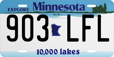 MN license plate 903LFL