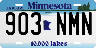 MN license plate 903NMN