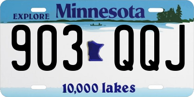 MN license plate 903QQJ