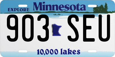 MN license plate 903SEU