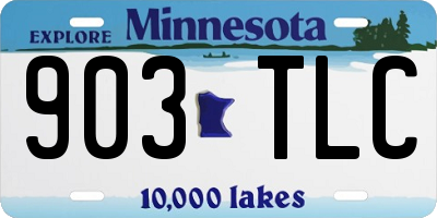 MN license plate 903TLC